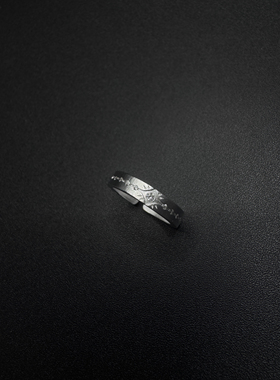 Vintage古着设计感古早风独特小众戒指P60956