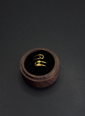 Vintage古著韩国ins风简约个性回形针戒指小众设计食指戒H121457