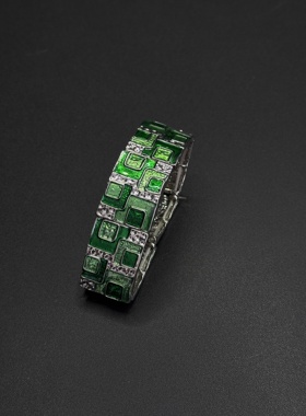 欧美复古滴釉手链女中古vintage高级感个性手镯小众手饰R22002