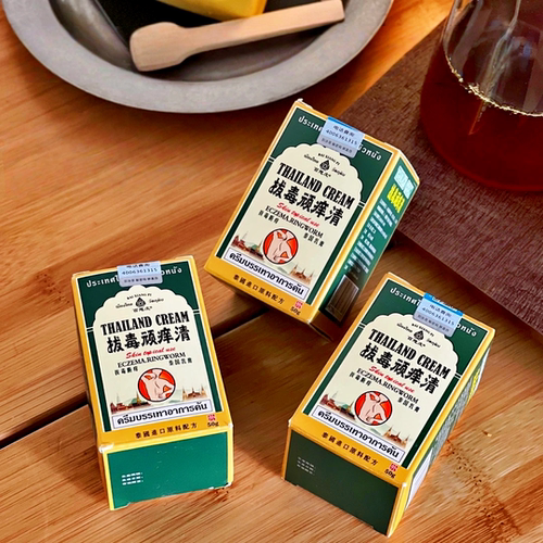 泰国拔毒顽痒清草本膏50g萃取清凉舒适止皮肤不适百想皮外用膏 - 图1