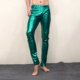 2022 new mirror leather pants elastic tight -fitting sexy trousers soft patent leather nightclub men's DS performance bright PU pants