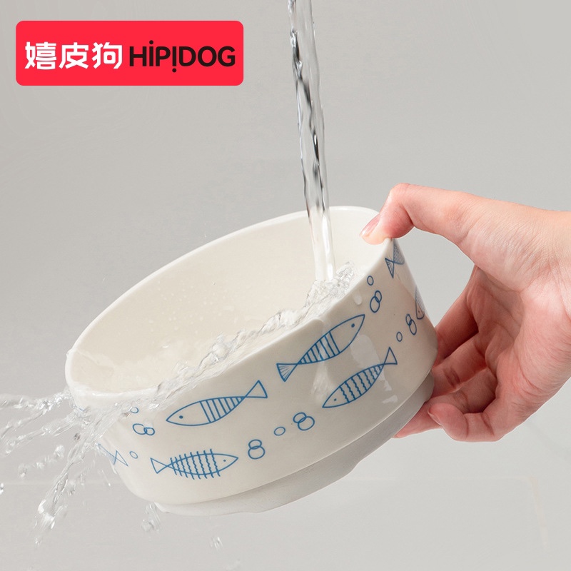 猫咪恒温饮水机陶瓷加热饮水器猫水器狗狗喂食喝水器不湿嘴宠物碗 - 图1