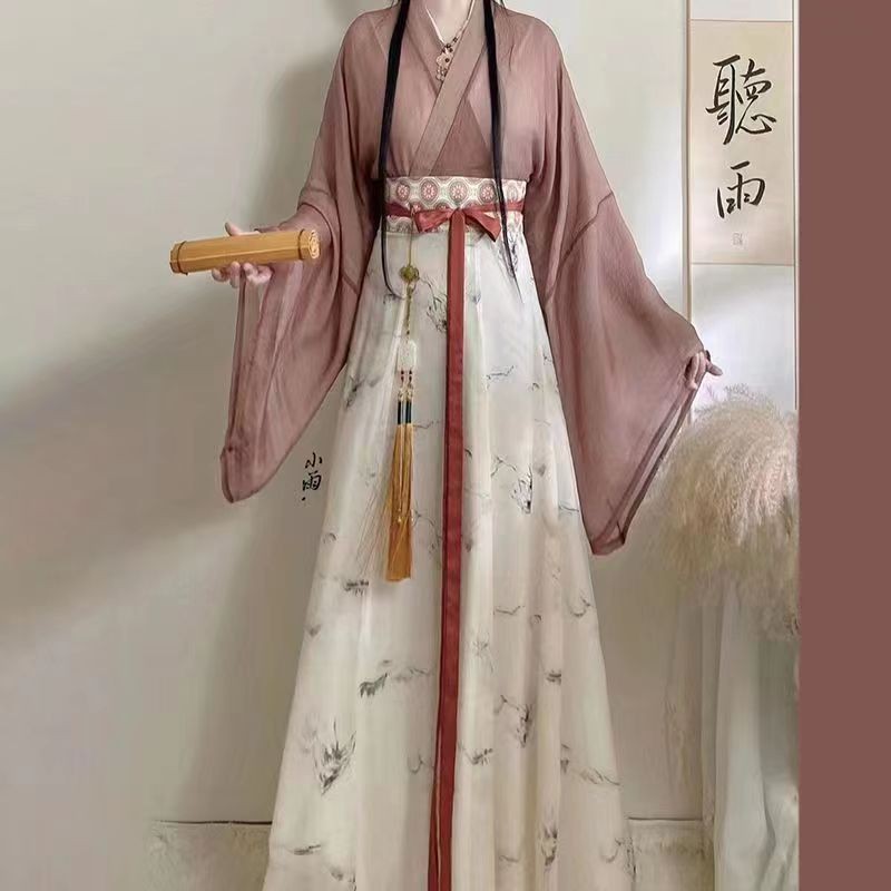 出租超仙夏季女款汉服租借整套成人古风服装中式原创古装套装租赁 - 图3