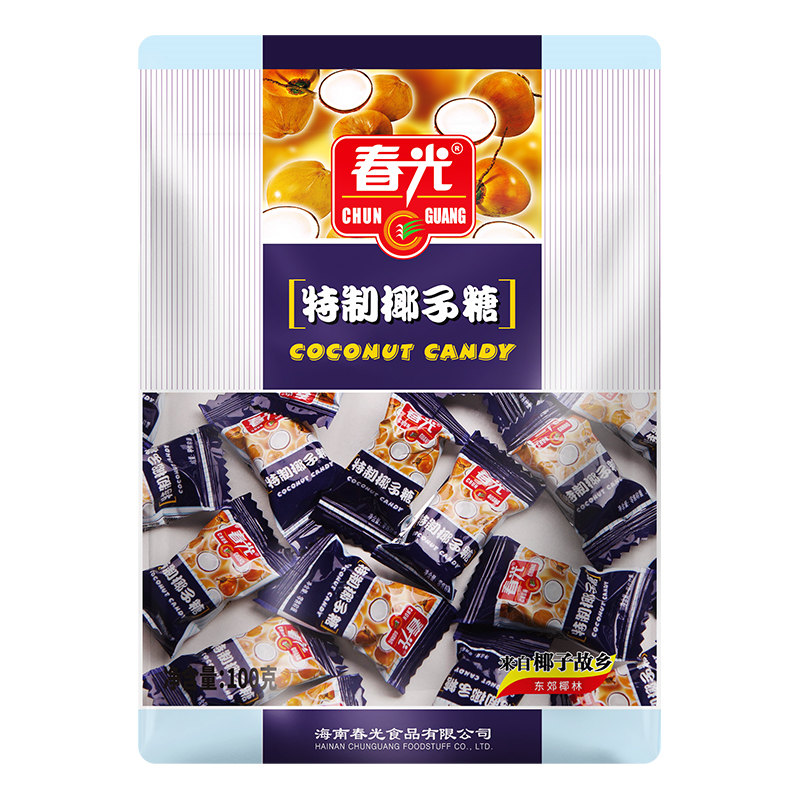 100g特制椰子糖 海南 春光食品 甜而不腻【顺手买一件】 - 图2