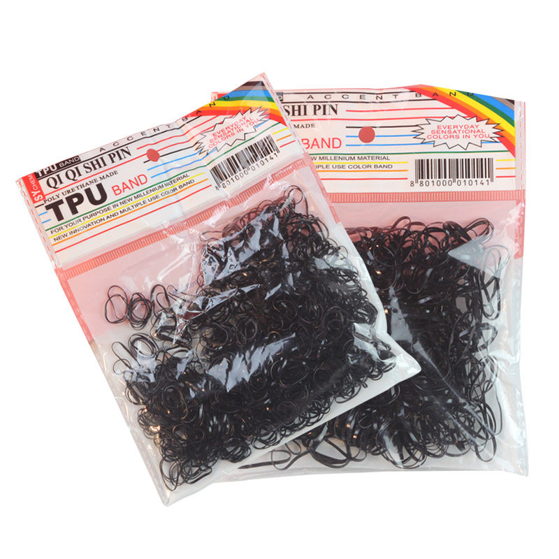 橡皮筋皮筋影楼化妆师专用黑色一次性盘发造型高弹发圈头绳美发,淘宝优惠券,粉丝福利购,淘宝优惠卷