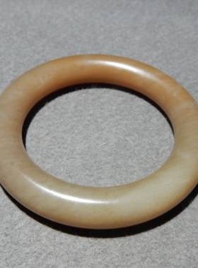 方言和田玉且末红糖玉手镯