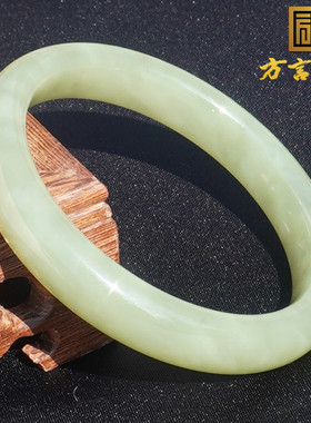 新疆且末料油润高脂青黄口料手镯