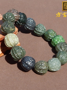 方言多宝核桃卡14mm手串