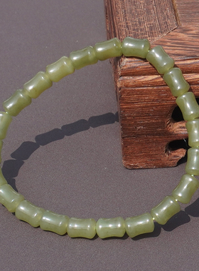 方言和田玉新疆且末料青黄口手串
