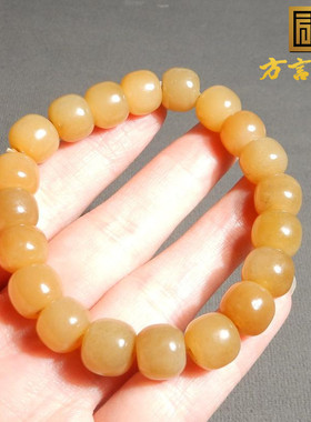 新疆且末料黄金糖10mm老型珠手串