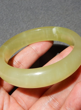 方言若羌黄口料高冰手镯55mm