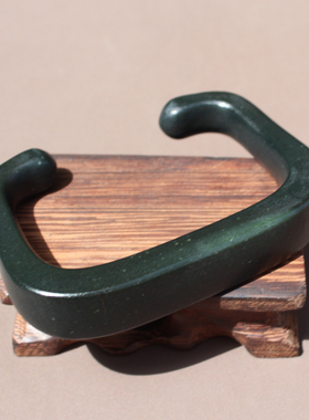 新疆塔青戈壁料卡60mm开口C手镯