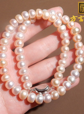 方言精品天然淡水珍珠项链女神链