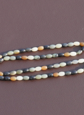 方言和田玉新疆油润楼兰三色手串