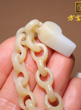 且末料糖白玉环环相扣哨子