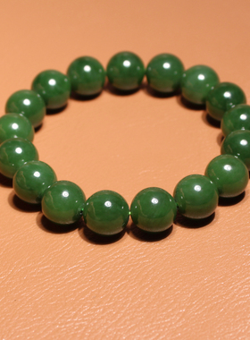 方言和田玉俄玉无结构辣阳绿手串