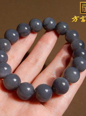 青海老坑烟紫帝王紫单圈12M手串