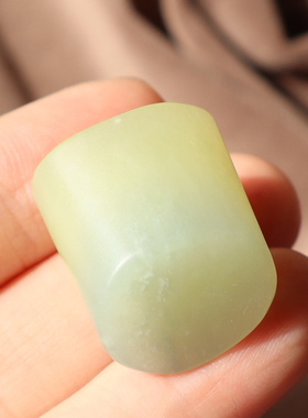 特色油润细腻若羌蓝皮黄口小印章