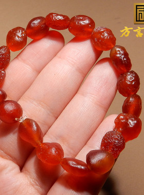 方言黑山红葡萄干玛瑙手串手链