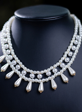 古风项链厂家直销仿珍珠