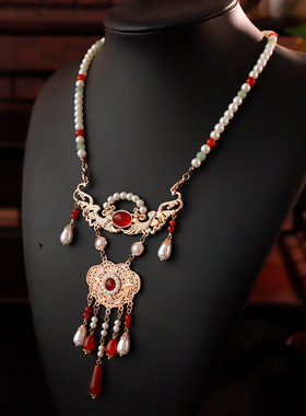 璎珞珍珠马面裙配饰手工