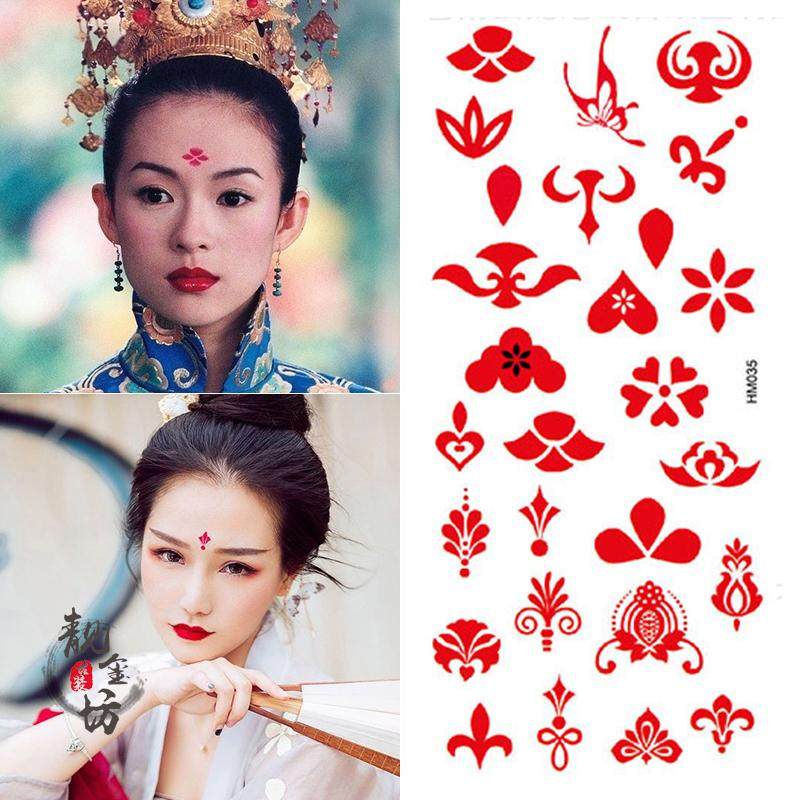 花钿妆武则天,花钿妆_大山谷图库