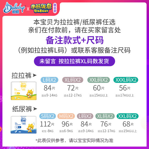 呗呗拉拉裤婴儿纸尿裤超薄尿不湿透气尿布湿母婴专用尿片新生男女 - 图1
