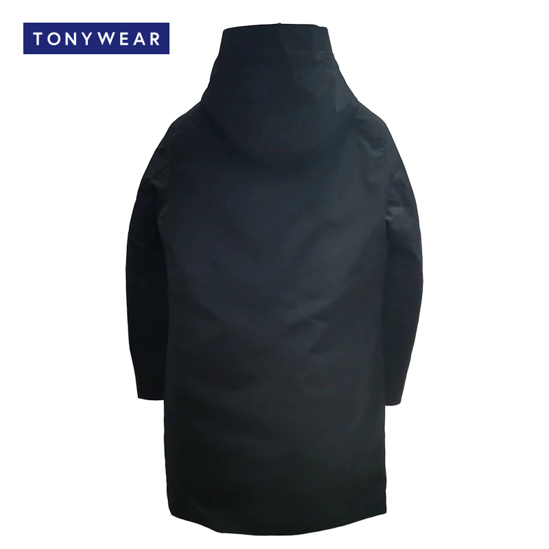 TONY WEAR/汤尼威尔男式秋冬可脱卸内胆多穿法风衣款羽绒服外套