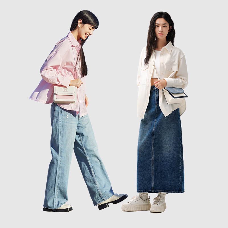 森马包包小方包女2024新款质感时尚蝴蝶斜挎包日常简约通勤单肩包,淘宝优惠券,粉丝福利购,淘宝优惠卷