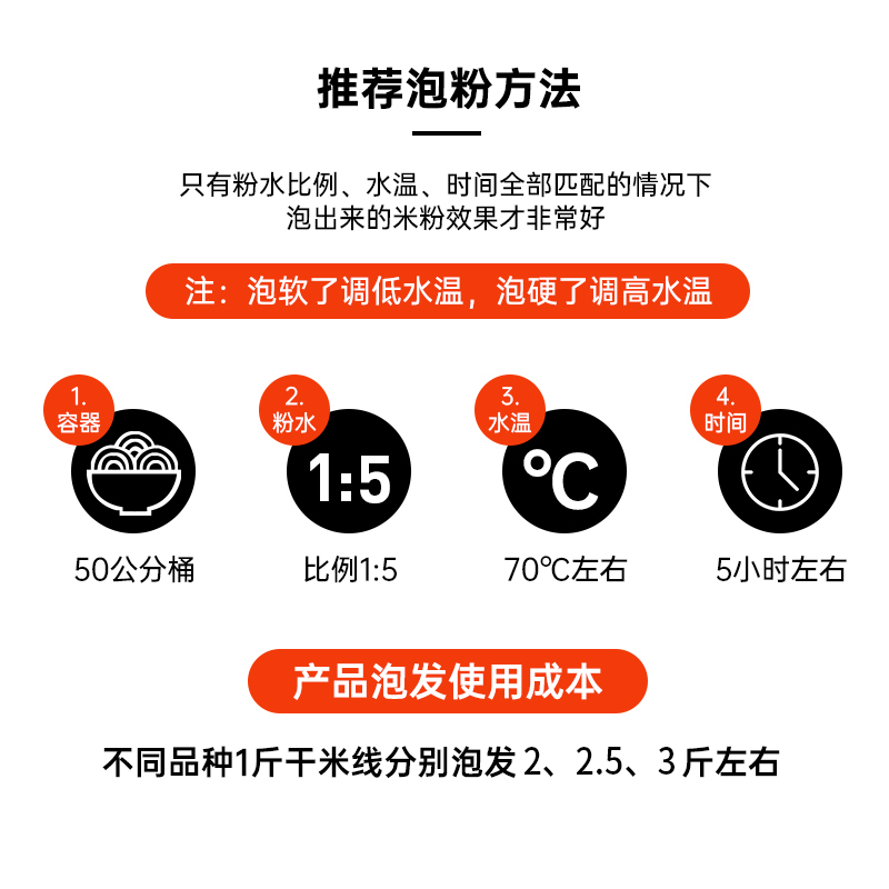 王仁和25kg袋装过桥干米线米粉米线批发花甲凉拌米线新疆米粉商用 - 图2