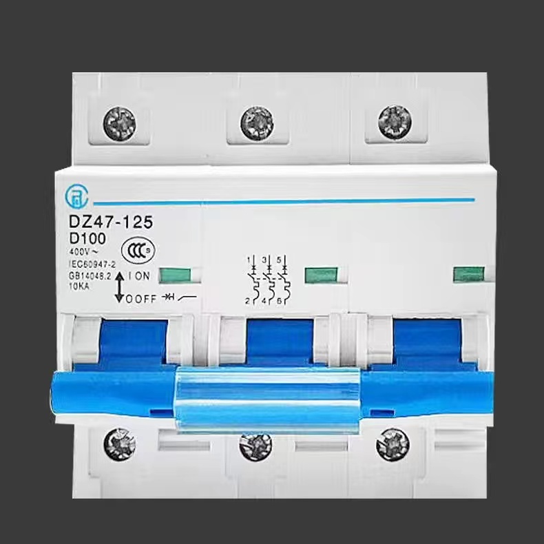 上海人民空气开关断路器大功率DZ47-三相100a家用空开125A总开关 - 图1