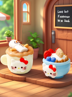 可爱猫咪甜品萌粒公仔