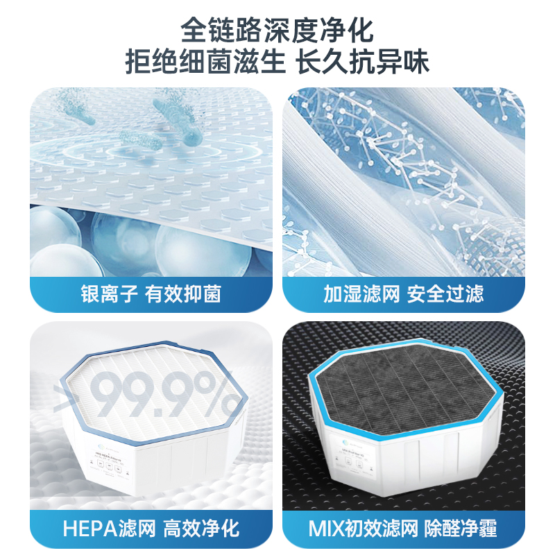 AirProce艾泊斯空气净化器加湿一体AI-660家用无雾香薰精油加湿 - 图2