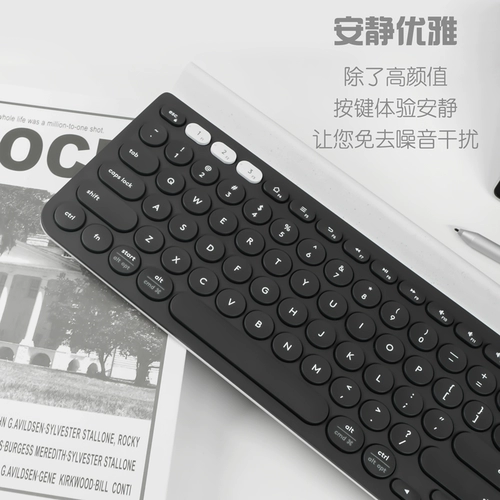 Logitech, беспроводная клавиатура, мышка, комплект, ноутбук, bluetooth