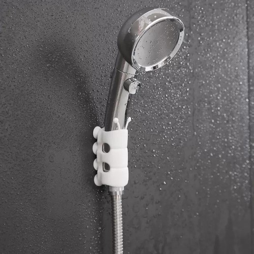 免打孔花洒支架可调节喷头挂座浴室淋浴器神器淋雨莲蓬固定墙底座 - 图3