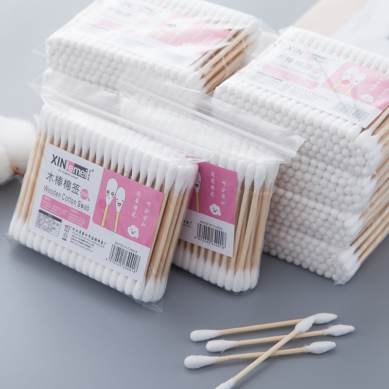 家用一次性双头棉签掏耳朵棉花棒卸妆化妆卫生棉家庭清洁木棒棉球,淘宝优惠券,粉丝福利购,淘宝优惠卷