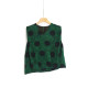 Y Ba Da Bu Huo Qingbo Mulberry Silk Xiangyunsha Hualuo Retro Polka Dot Sleeveless Top ແມ່ຍິງວ່າງ