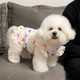 Dog clothes, summer thin, cute princess dress for traction, teddy bear, Pomeranian pet cat, anti-shedding