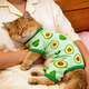 Cat clothes summer lightweight breathable four-legged clothes cute cartoon vest ragdoll British short dog cool sun protection shirt