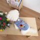 Puppy clothes, autumn and winter warm and cute dachshund Bichon Pomeranian Teddy pet cat coral velvet vest