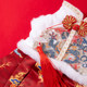 Chinese style cat clothes Chinese style Tang suit autumn and winter puppet blue and white warm small dog pet dog horse face skirt