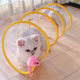 Cat toy, cat tunnel, self-pleasure, mouse feather bell, cat teasing stick, bite-resistant, energy-consuming cat teasing artifact