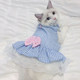 Spring and summer thin cat clothes cute skirt Ragdoll Chinchilla blue and white pet dog summer lace princess dress