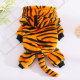 Cat Clothes Autumn and Winter Little Tiger Warm Jumpsuit Ragdoll Blue Cat British Short Pet Dog Funny Four-legged Clothes