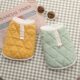 Winter warm cotton vest for dogs with leash buckle