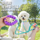 One-to-two dog leash for walking two dogs, anti-entanglement for two puppies when going out, multi-dog foam double-headed dog leash