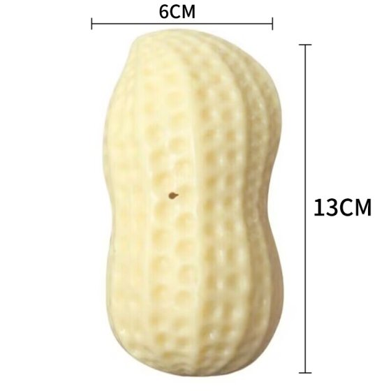 Peanut Dog Toy, Sound Resistant to Bite, Molar Teeth, Cleans Teeth, Large and Medium-sized Dogs' Boredom Relief Artifact, Teddy Co., Ltd., Hair Self-Happiness