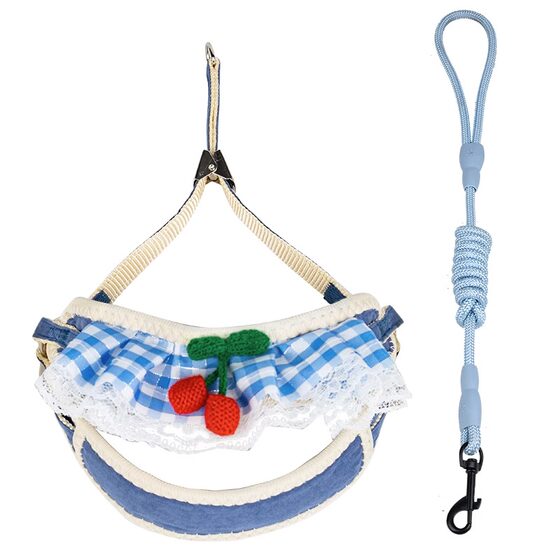 Bichon Frize Dog Leash Cute Harness Teddy