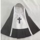 Pet Halloween decoration women's clothing funny cos photo props hoodie British short dog clothes Gothic style