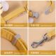 Cat leash, special for walking cats, anti-breakaway, special pet dog and kitten chain, cute harness